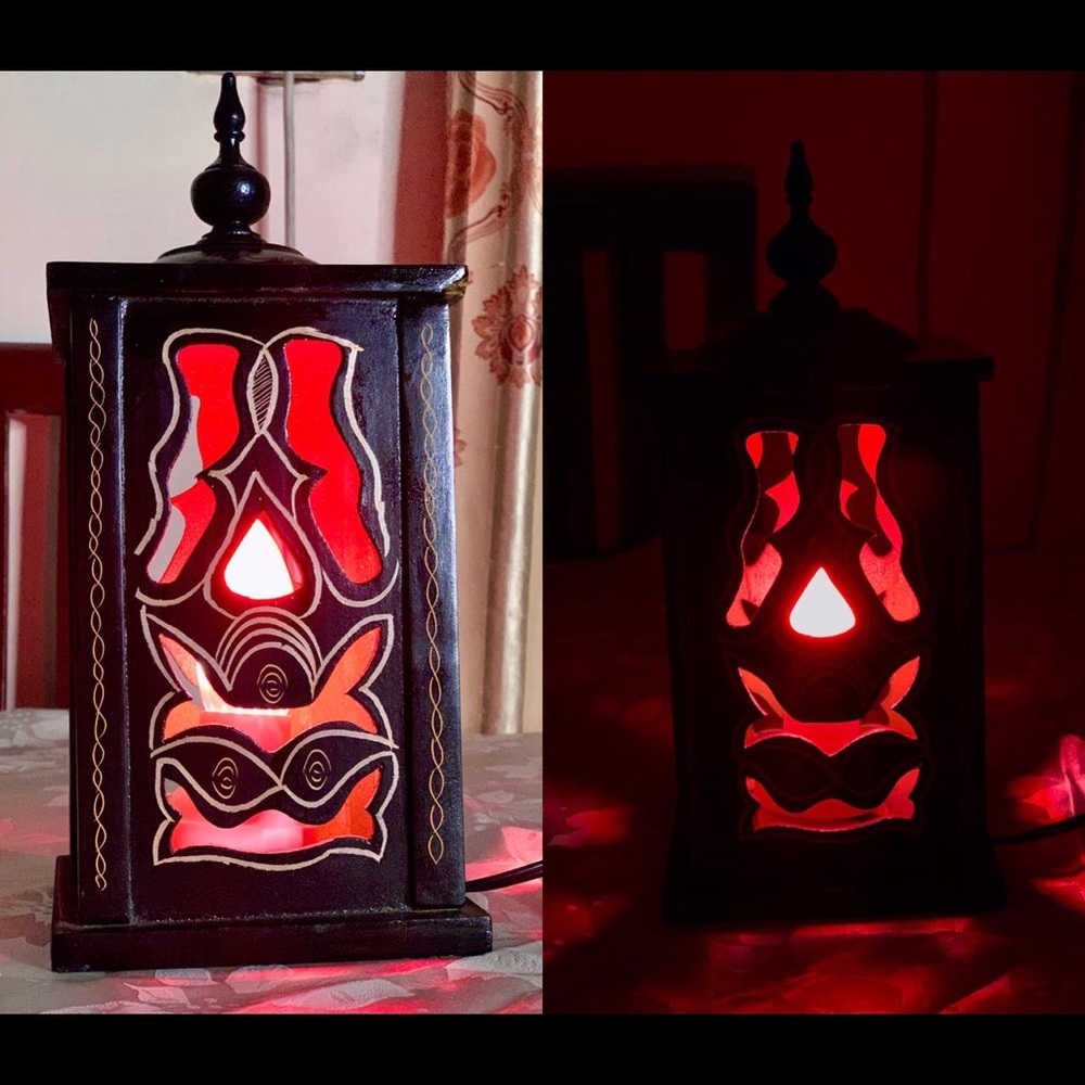 Wooden lamp